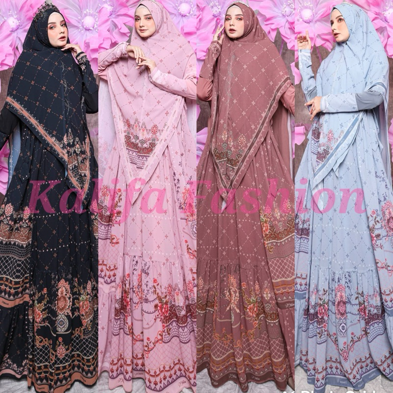 ZULAIKHA SERIES BY DMECCA D’MECCA / GAMIS SET SYARI / GAMIS PESTA MEWAH / DRESS MUSLIMAH / BAJU SYAR