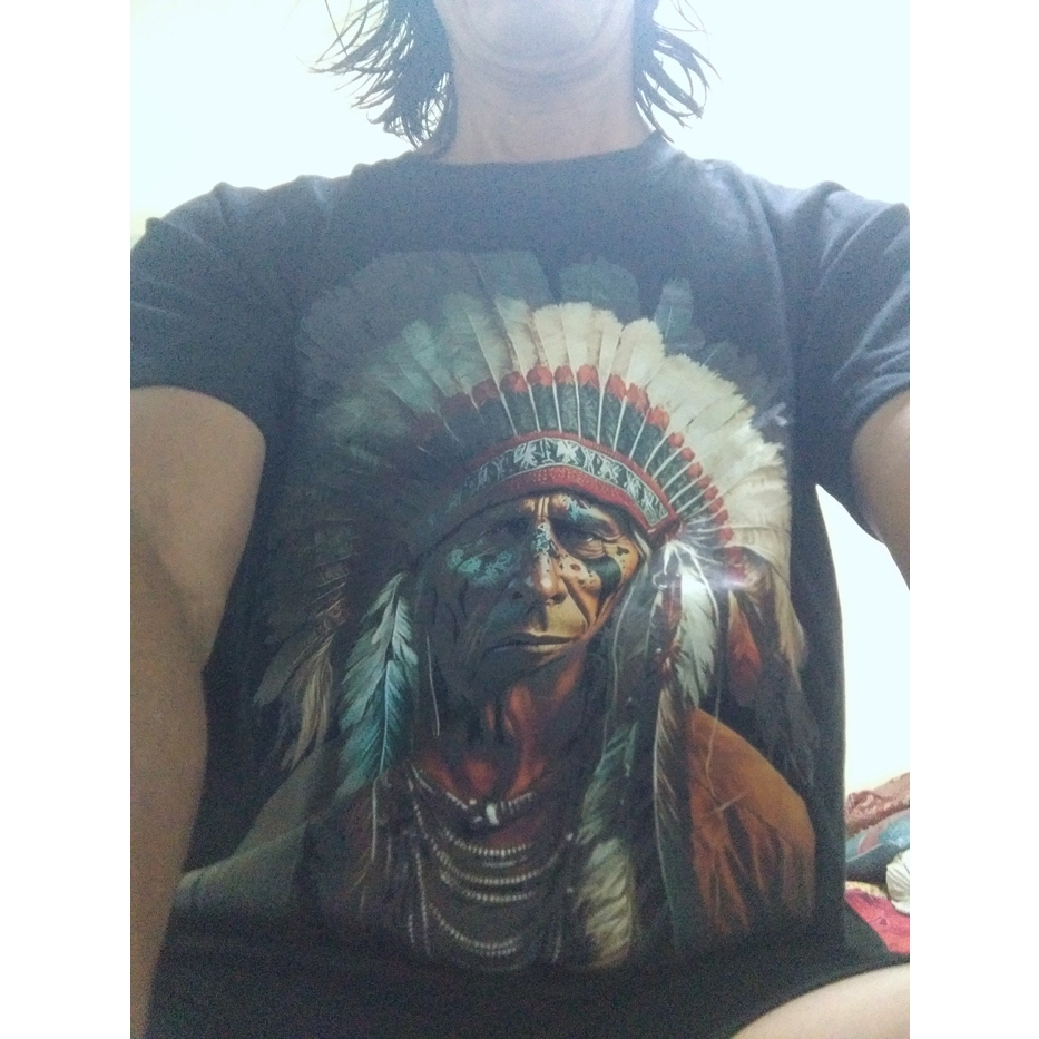 Kaos Apache Indian / Tshirt Indiana black