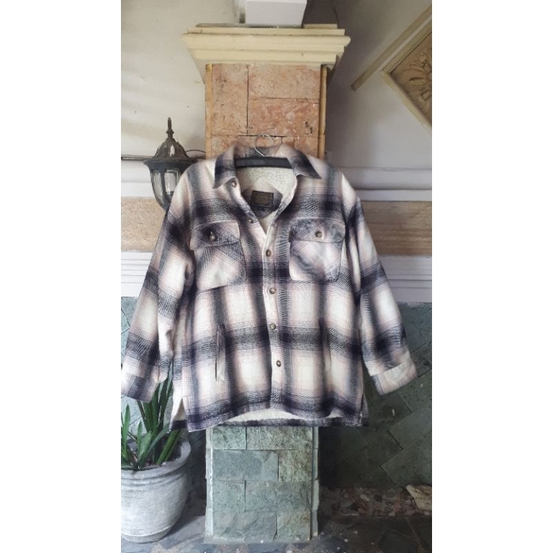 Flannel Veterano wol by BAYLEAF Inner Sherpa