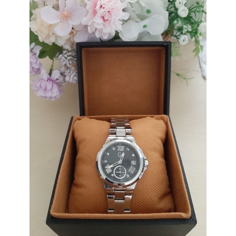 [PRELOVED] Jam GC wanita silver elegant murah bagus