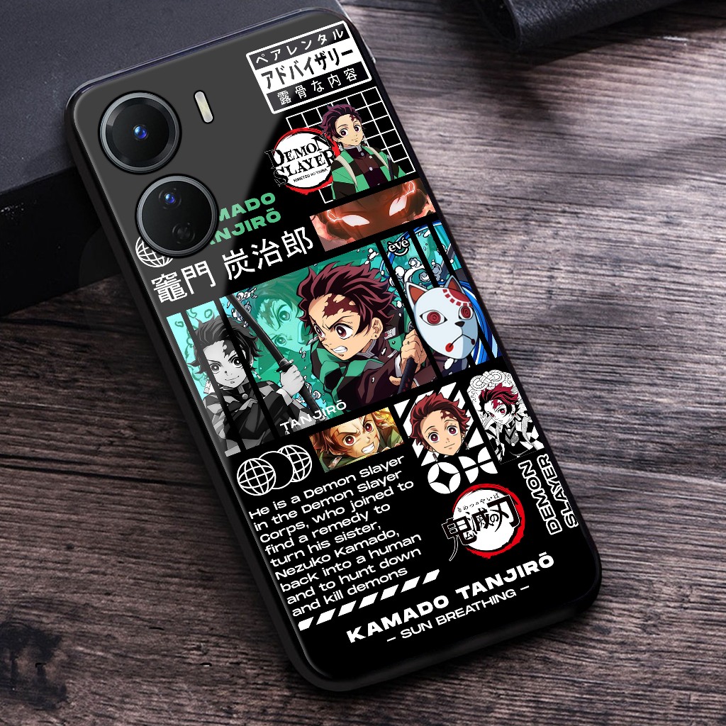 Case Vivo Y16 Terbaru / VIVO V2204 - ( DEMON SLAYER ) - Case Hp - Casing Hp Vivo- Softcase Hp - Sili