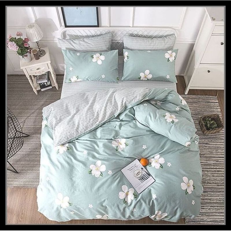 ILLUSIONS FITTED - bedcover set 150x200x20 flat / bed cover illusions lady rose