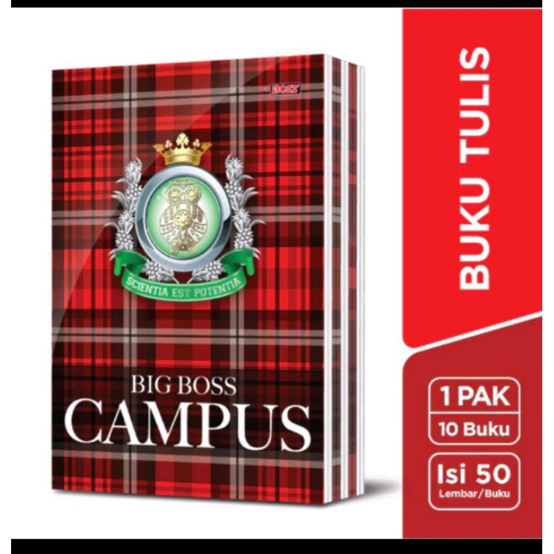 

buku bigboss 50L(isi 10buku dalam 1pak).