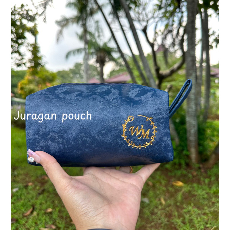 (minimal order 100 pc) souvenir pouch souvenir dompet pouch bulu kucing pouch metalik pouch boxy pou