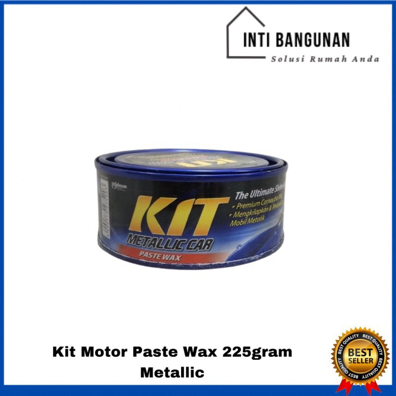 Kit Motor Paste Wax 225gr 225 gram Metallic Polis Poles Baret Mobil