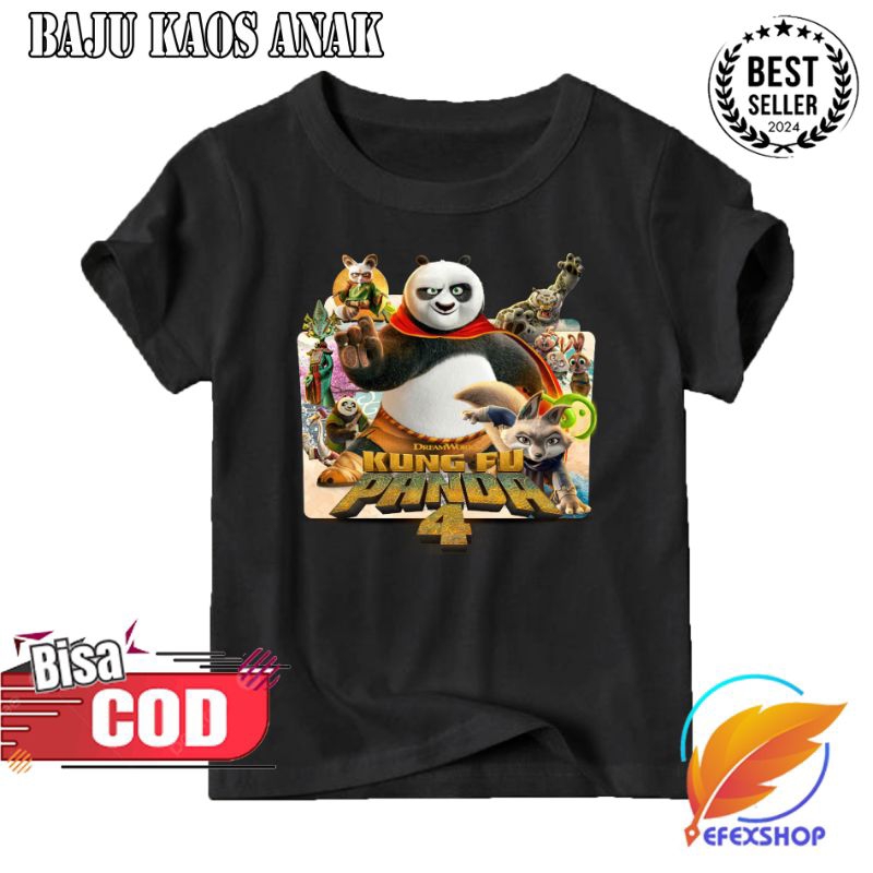 KAOS KUNG FU PANDA 4 KAOS ANAK KUNG FU PANDA