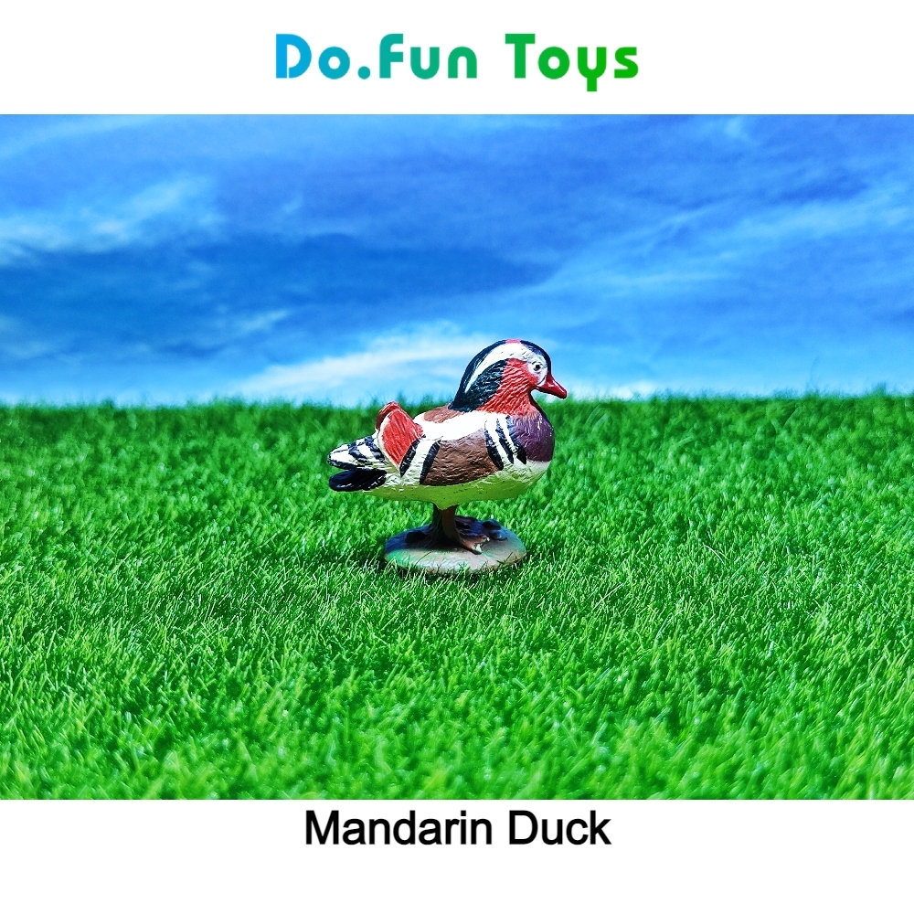 Animal Figurine | MANDARIN DUCK / Mainan Miniatur Binatang Bebek Mandarin