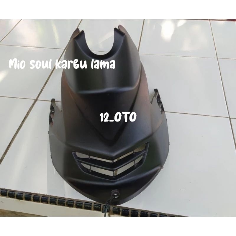 LEKSIL COVER TUTUP MESIN MIO SOUL KARBU ASLI ORIGINAL