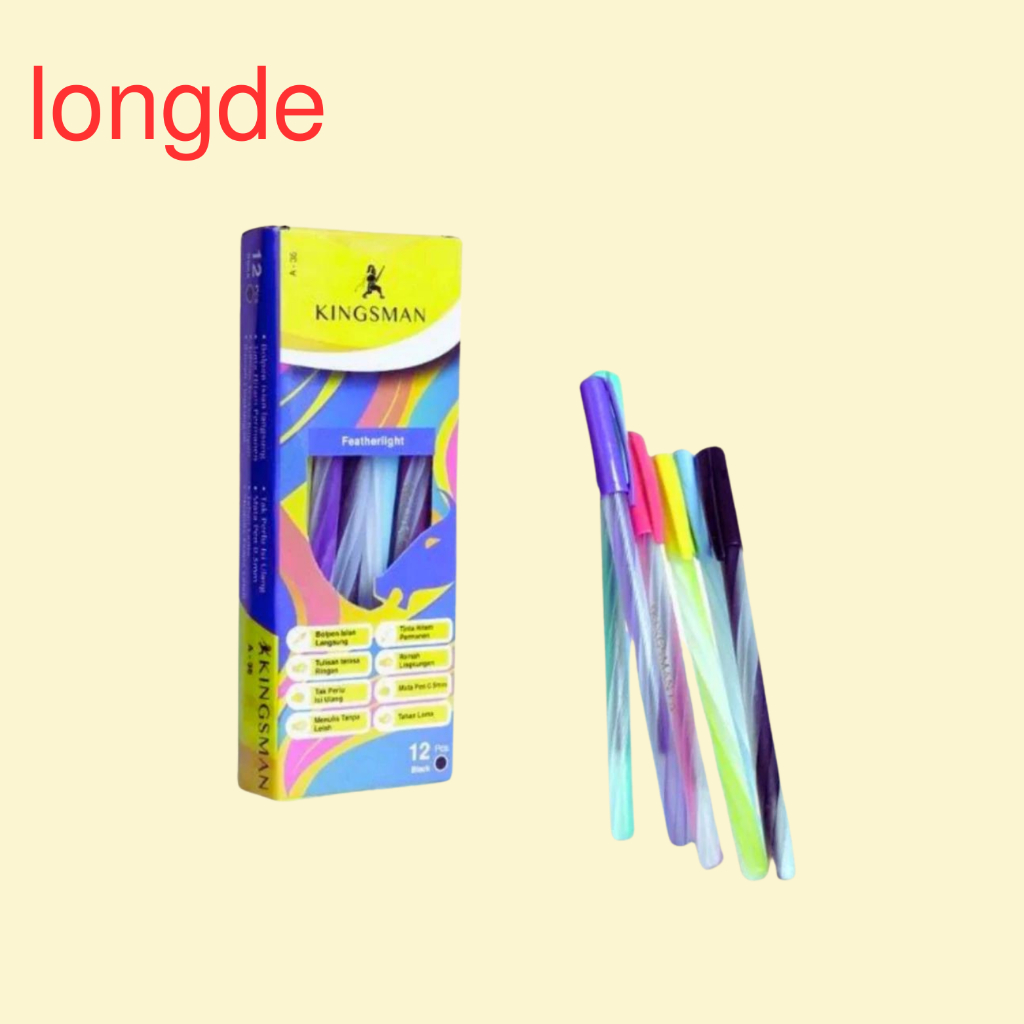 

LONGDE - XDATA Pulpen Tinta Hitam Ballpoint Pen M1