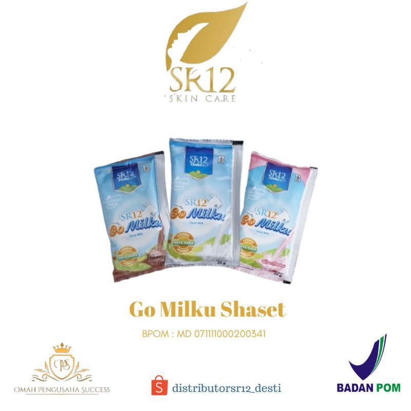 

GO MILKU SR12 SUSU KAMBING ETAWA PREMIUM KEMASAN SHASET LEBIH HEMAT ISI 10SHAHET