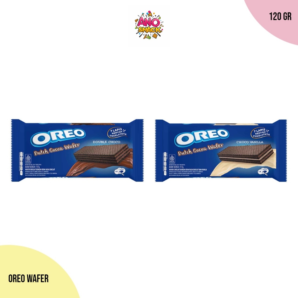 

OREO WAFER DOUBLE CHOCO / CHOCO VANILLA