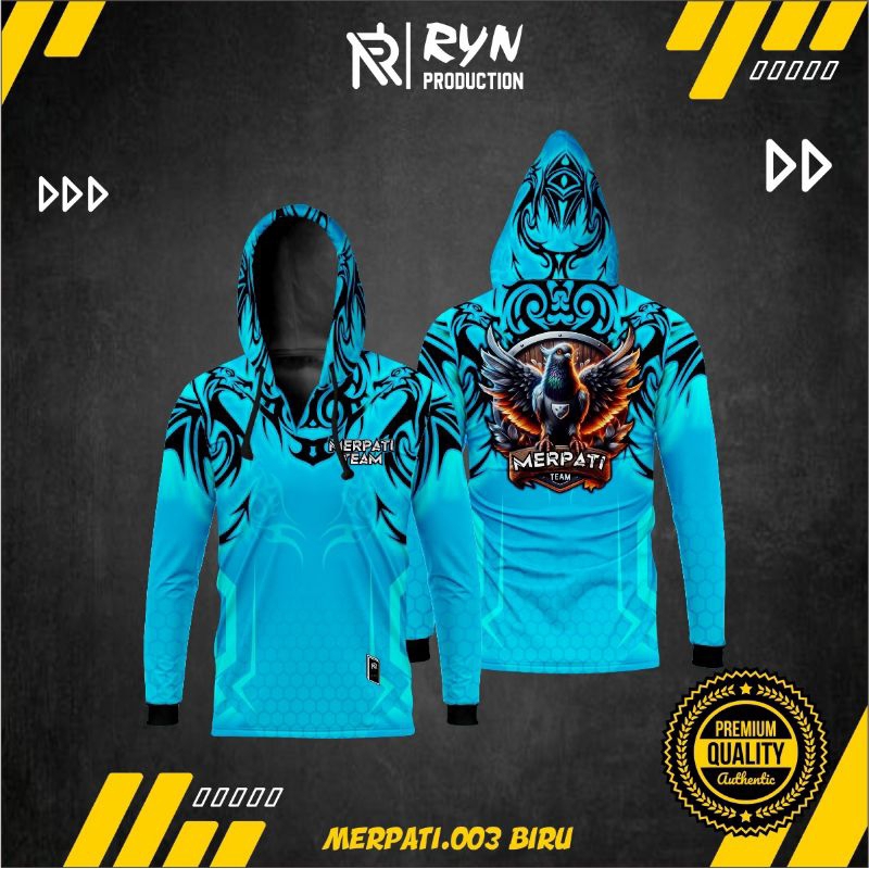 JERSEY MERPATI//JERSEY MERPATI KALONG//JERSEY FULL PRINTING//JERSEY MERPATI BIRU//FREE NAMA TEAM DAN
