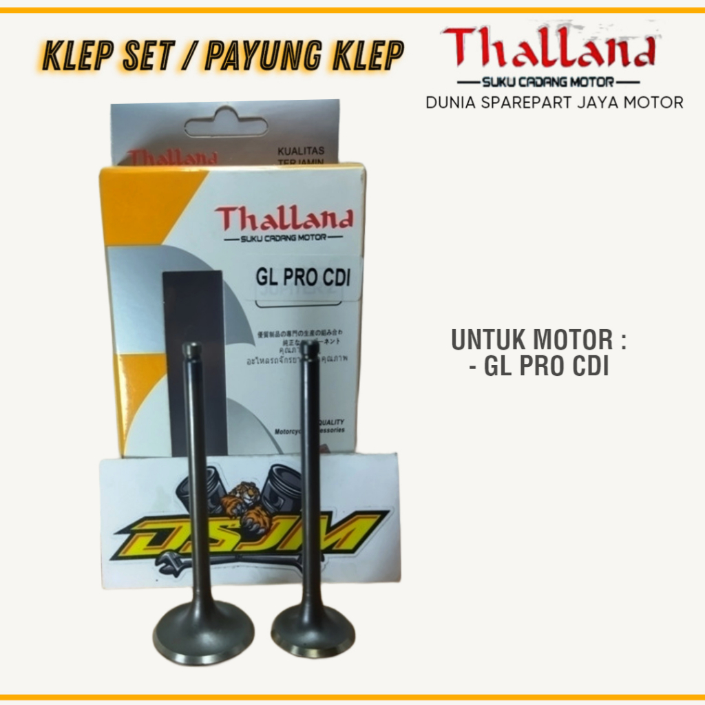 KLEP SET GL PRO CDI / PAYUNG KLEP GL PRO CDI THALLAND