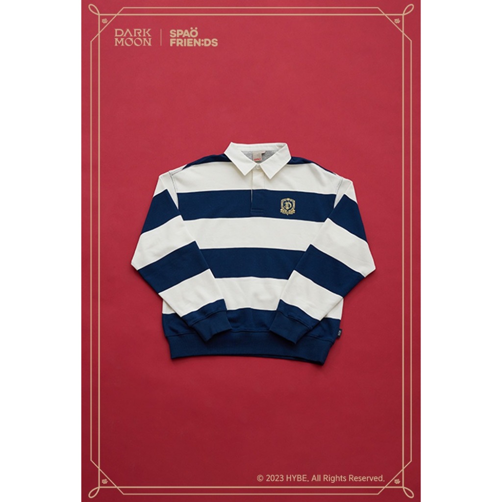 [READY STOCK] ENHYPEN DARK MOON OFFICIAL SPAO RUGBY UNIFORM L/S T-SHIRT MIX (Sealed)