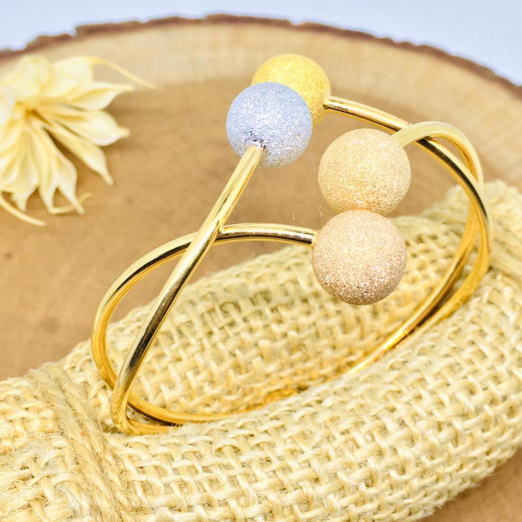 Gelang Emas Bangle Simpang Bobba UBS 375/8k