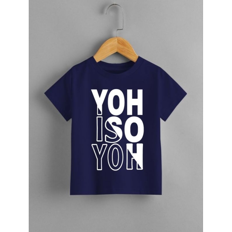 Kaos Anak PSIS yoh iso yoh biru navy