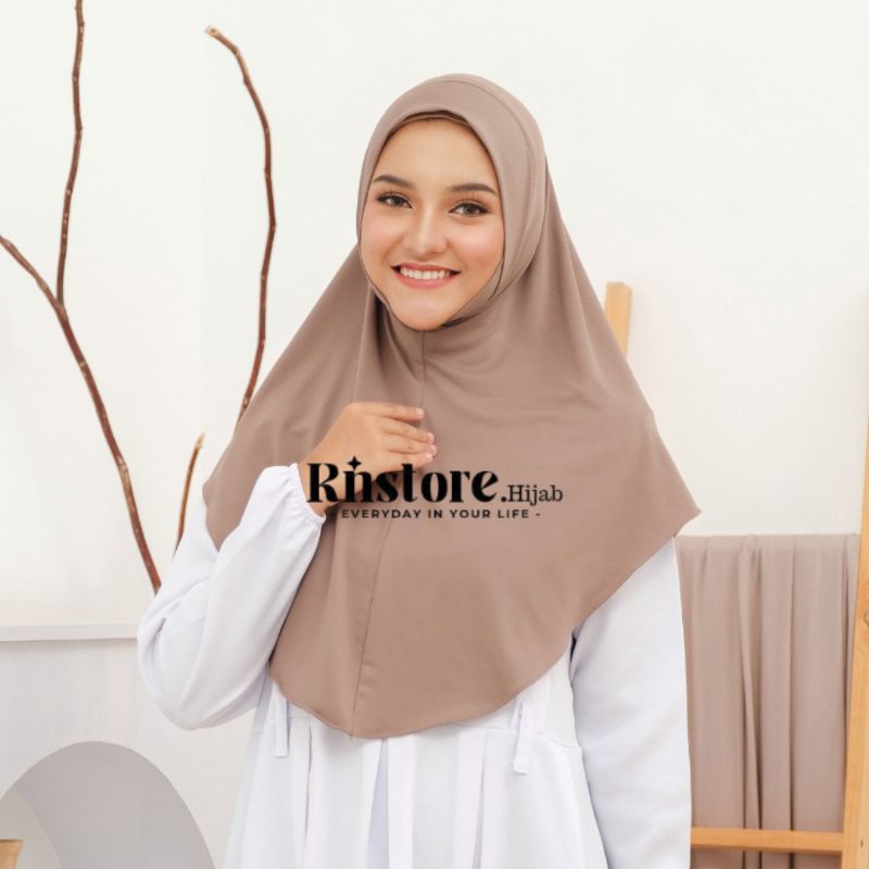 𝐑𝐧𝐬𝐭𝐨𝐫𝐞. Hijab Dagu Malay Size M | Hijab Dagu Malaysia Spandex Jersey premium | Hijab Instan