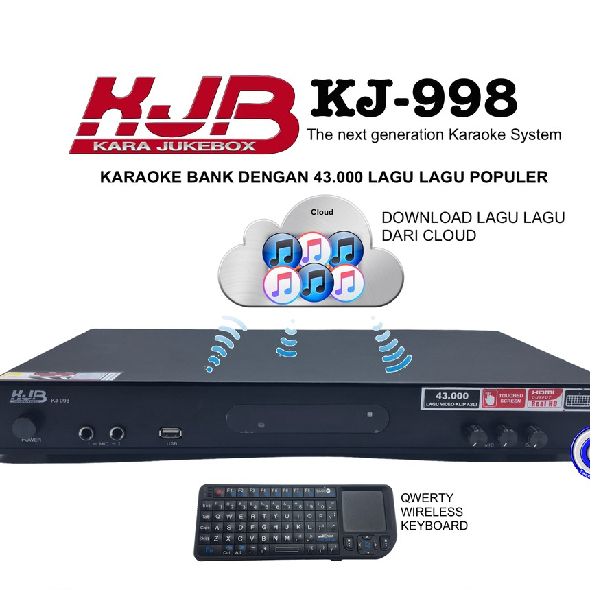Smart karaoke player KJB KJ998 with hard disk 2tb