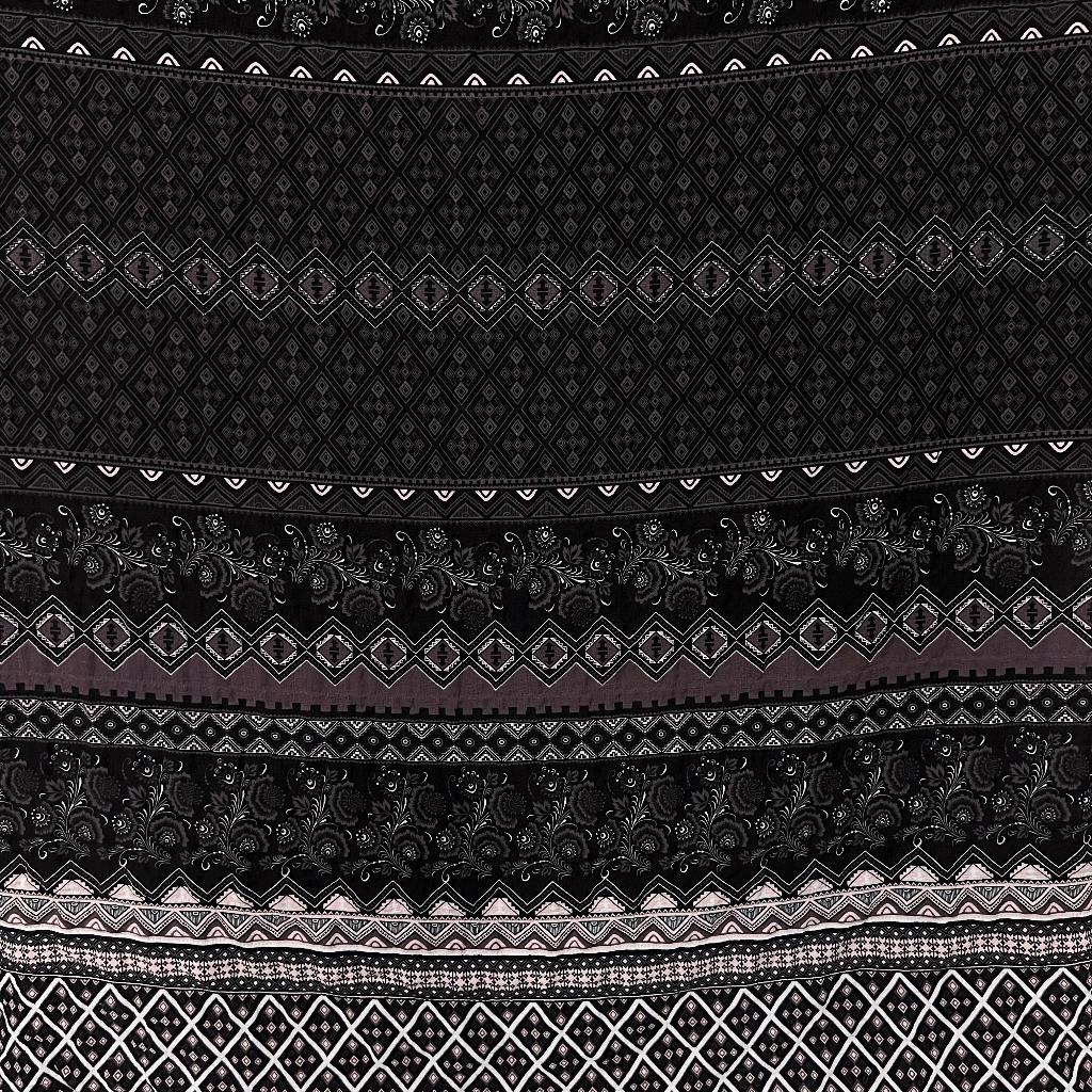 Kain Rayon Cey Crinkle Airflow Motif Etnik Premium 0.5 Meter - Lo Textile Bandung Bahan Kain Motif