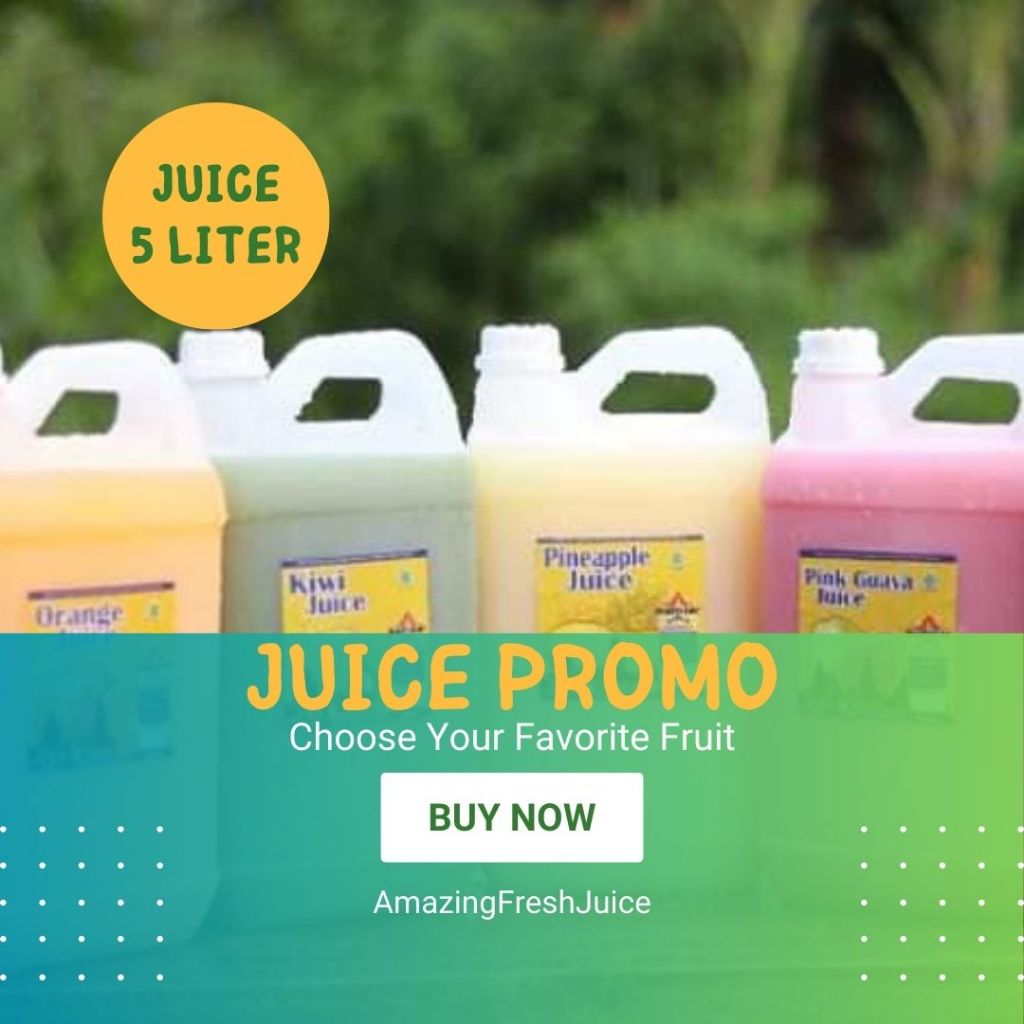 

Juice Buah 5 Liter Jus Segar Apel Jeruk Orange Jambu Guava Mangga Mango Kiwi Sirsak Strawberry Belimbing Starfruit Leci Nanas Pineaple