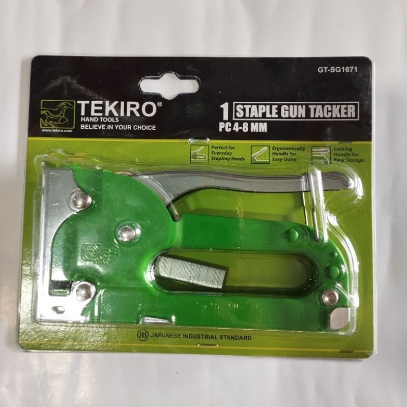 

TEKIRO Hekter tembak tangan/Staple gun tacker 4-8 mm (PETAK,U) GT-SG1671