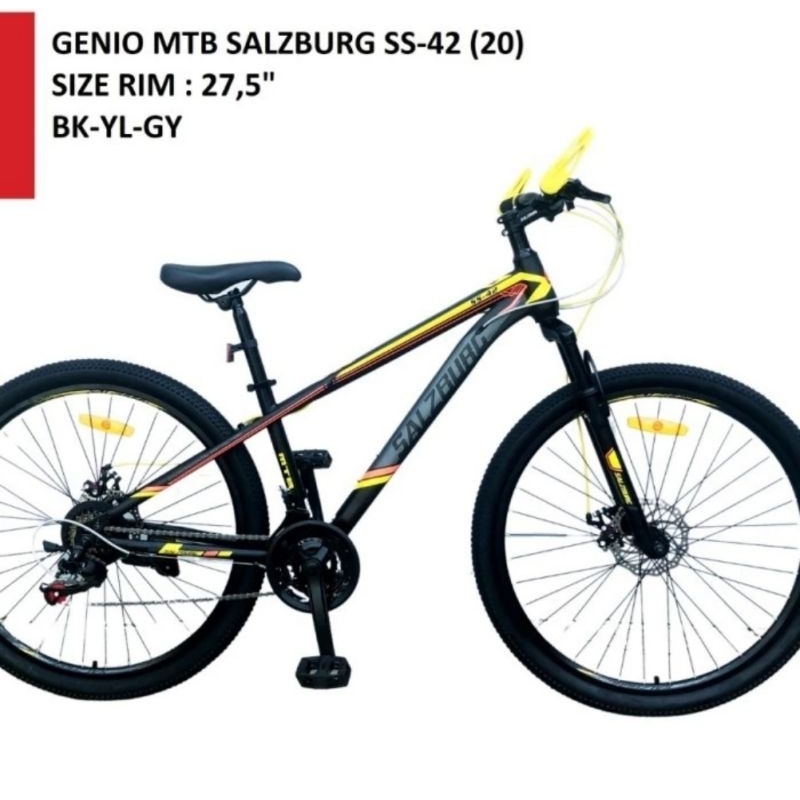 Sepeda MTB 27.5 inch Genio Salzburg Sepeda gunung
