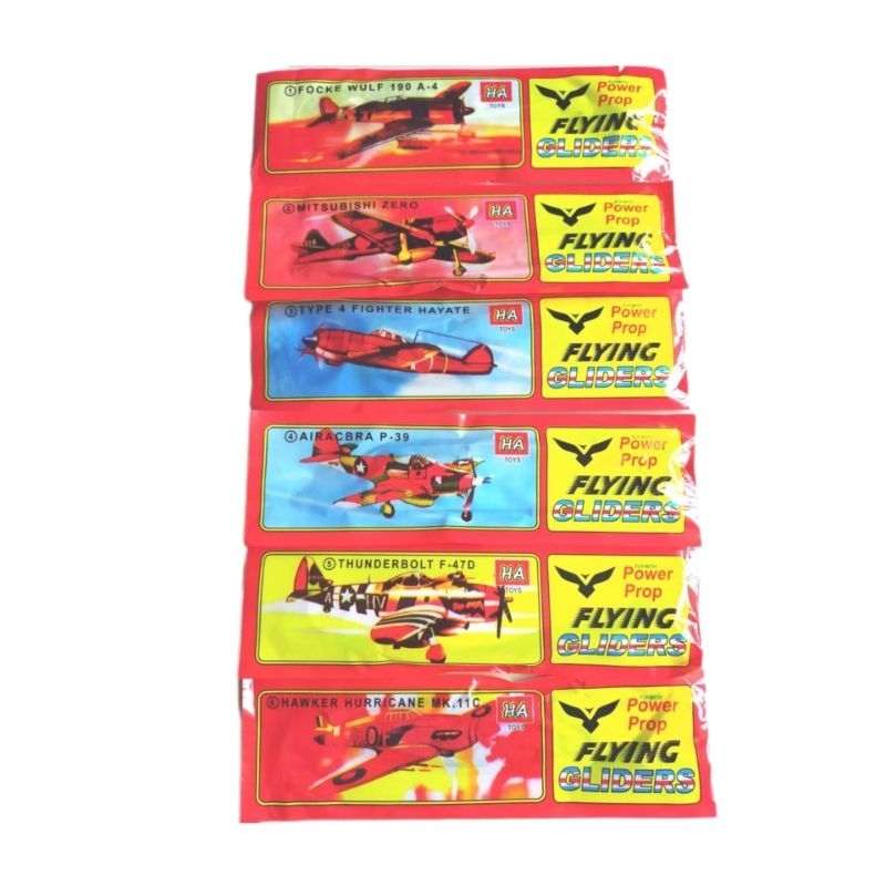 mainan  pesawat gabus busa