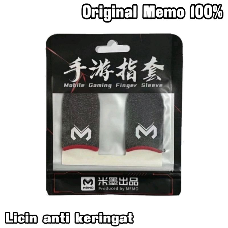 MEMO Finger Sleeve Sarung Jempol Anti Sweat Licin Elastis