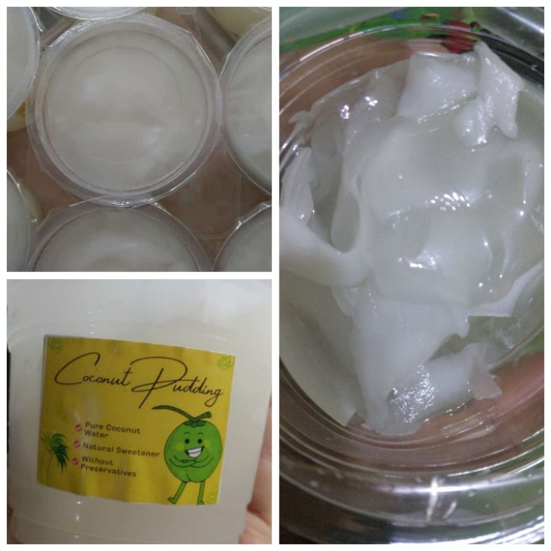 

puding Kelapa muda original cup 10 oz sekitar 200gr lebih