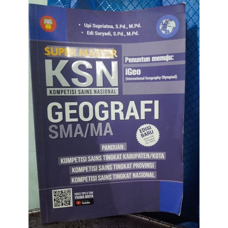 

preloved Buku KSN Geografi/ TPS (tes potensi skolastik)wangsit snbt 2023