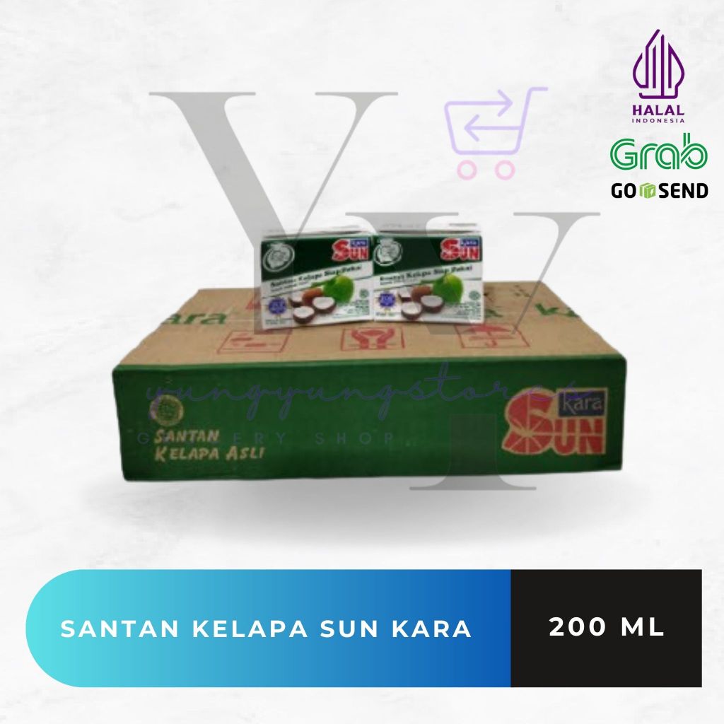 

1 Dus Isi 12 Kotak Santan Cair Sun Kara 200 ml