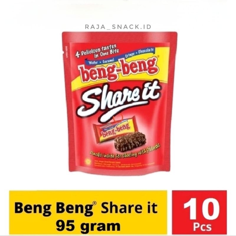 

raja_snack.id - Beng Beng Share it 10pcs / wafer berlapis cokelat
