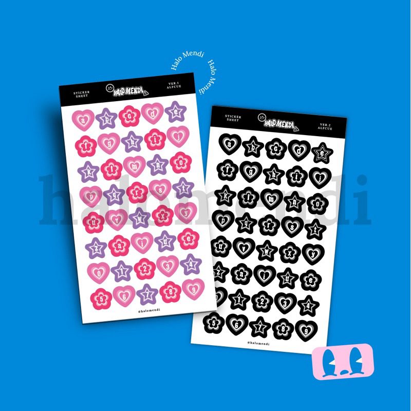 

ALFCUE - Sticker Sheet l Vinyl Doff