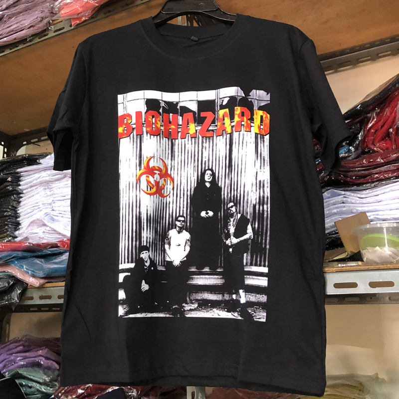 Biohazard Band Tshirt 100% Cotton