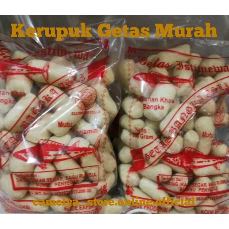 

Kerupuk Getas MURAH Istimewa 250gram Bangka