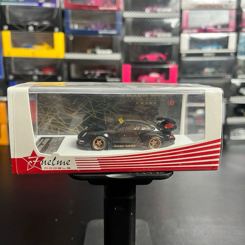 FUELME Porsche 993 RWB Sopranos black Rauh Welt Begriff resin