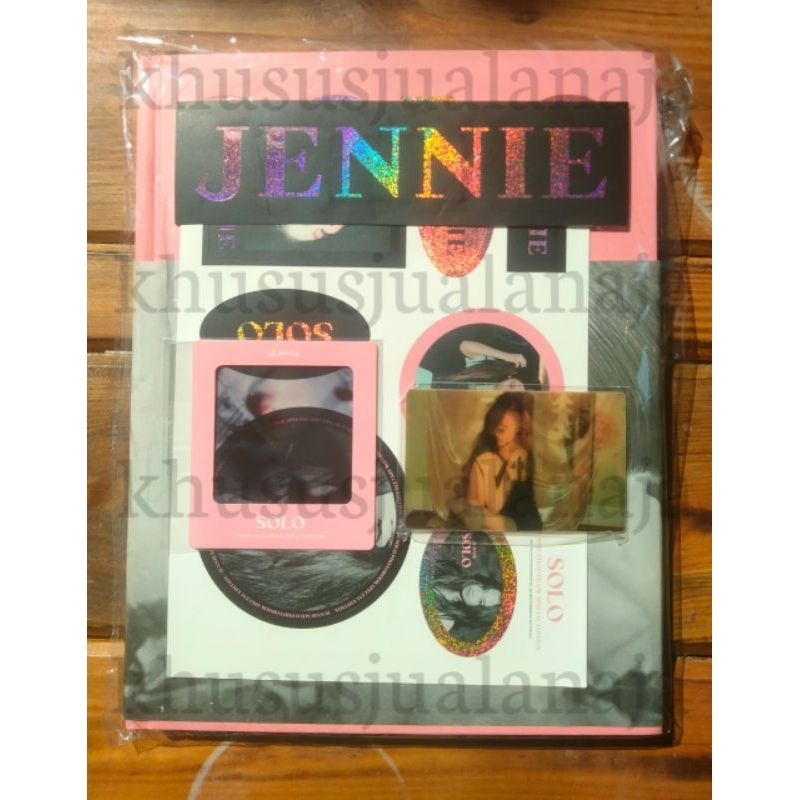 JENNIE SOLO PHOTOBOOK SPECIAL EDITION FULLSET UNSEALED WITH POB KTOWN LENTICULAR