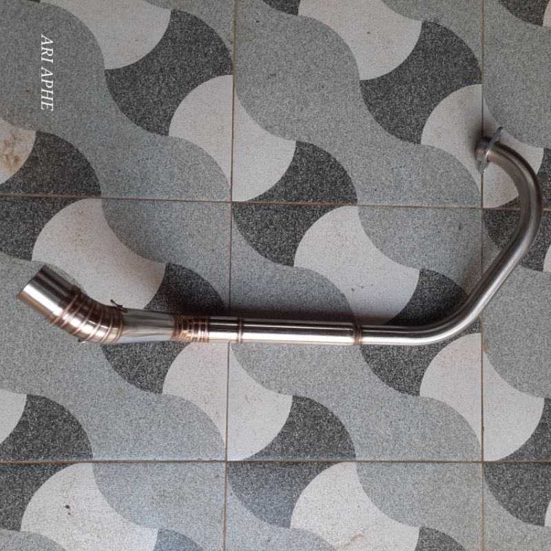 header pipa leher knalpot R9 NEW MUGELLO original yamaha BYSON