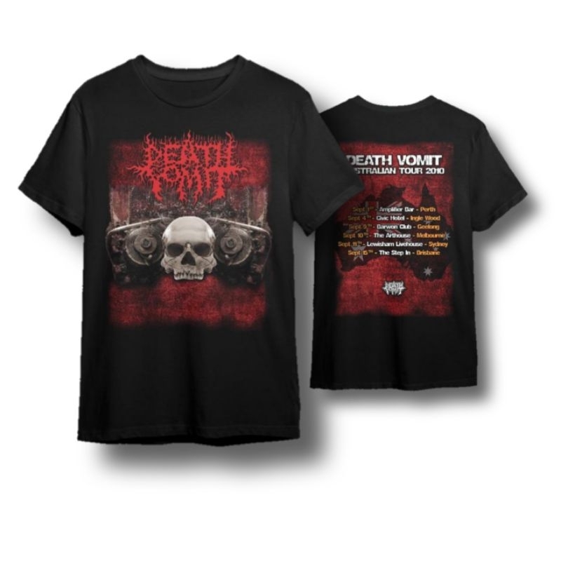 Death Vomit - Australian Tour 2010 t-shirt