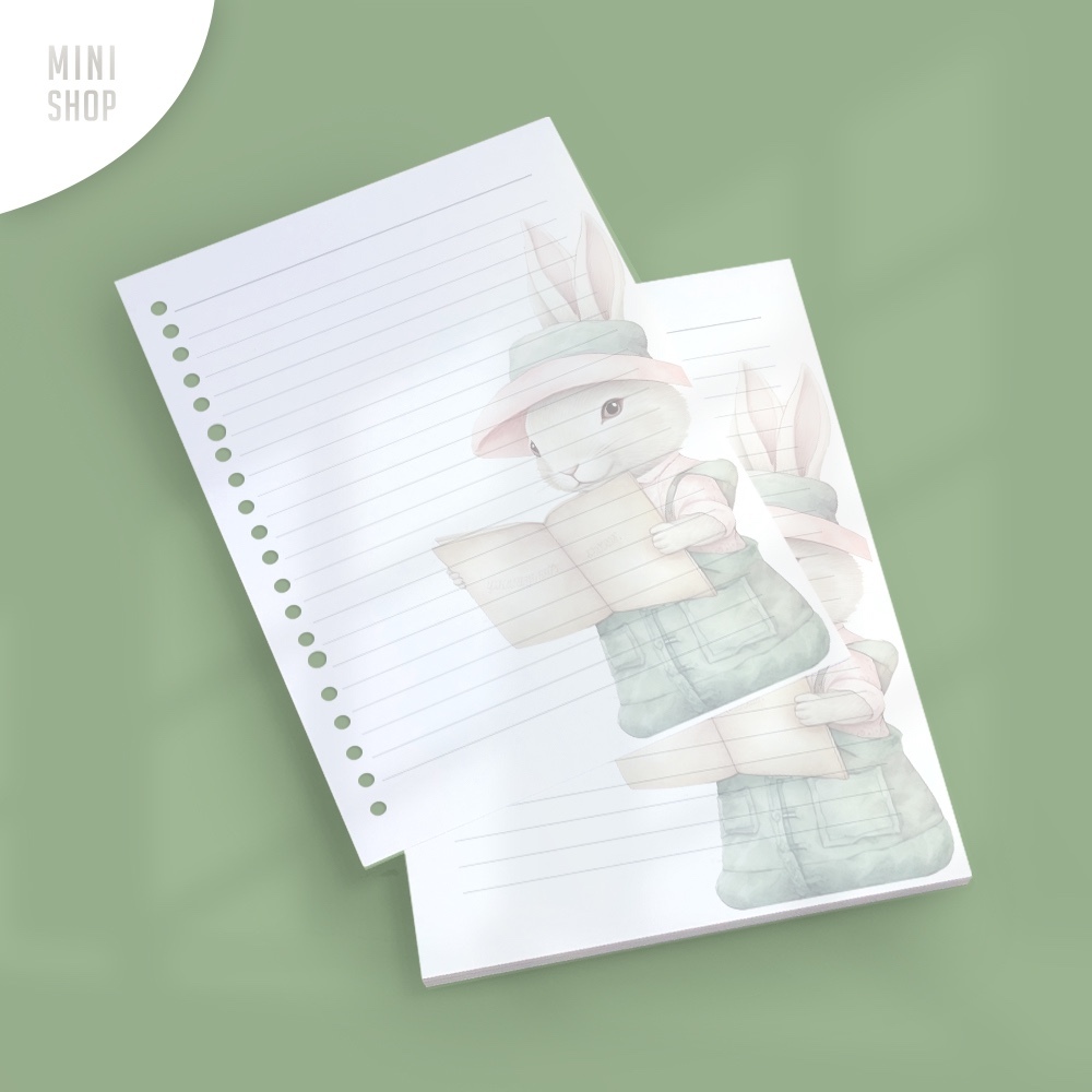 

Isi Binder A5 Bunny 2024 01 ( loose leaf aesthetic notebook planner buku diary notes ring book buku weekly monthly yearly agenda journal aestetik lucu murah kawaii minimalist korea refill )