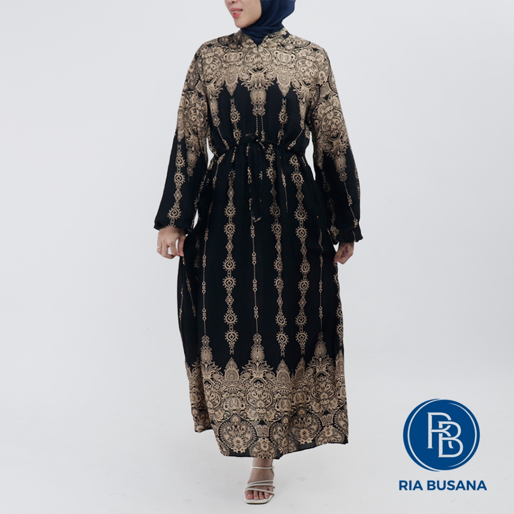 Ria Busana - Alfina - Gamis Rayon Wanita Art. Dewi-132