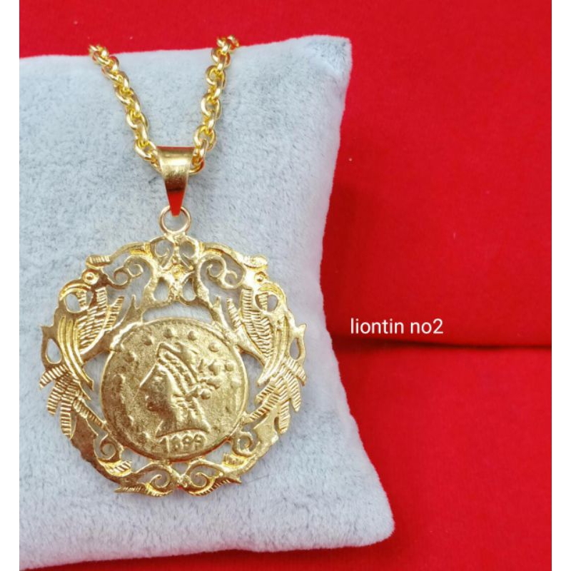 perhiasan kalung kuning mas london