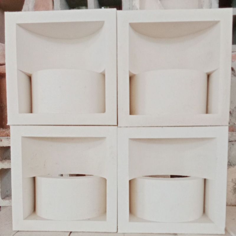 Roster beton/loster minimalis motif M bulat