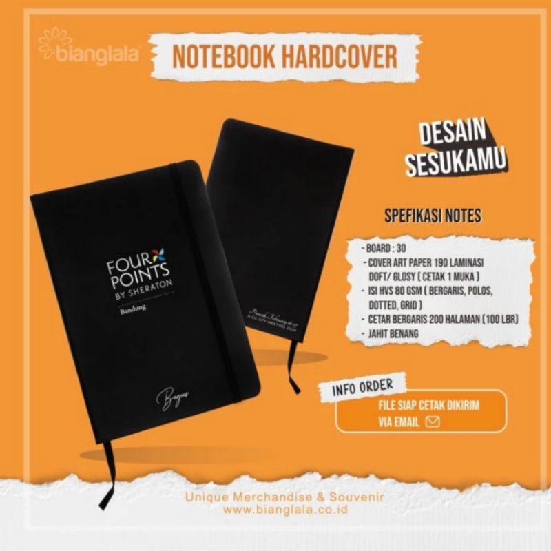 

Notebook Hardcover / Agenda Hardcover Jahit Benang