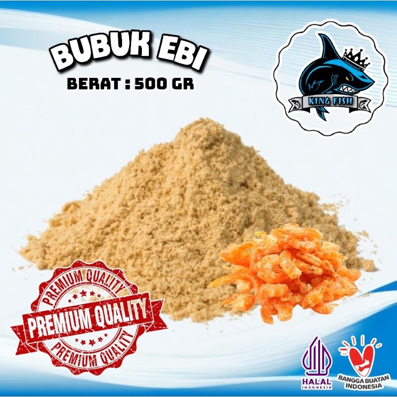 

500GR BUBUK EBI/EBI GILING HALUS SUPER 100% ASLI TANPA CAMPURAN MURAH BERKUALITAS