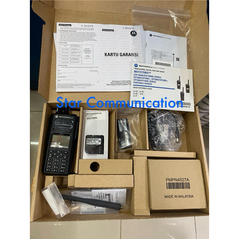 Motorola Xir P8668i vhf Tia xir p 8668i Tia vhf Garansi 1 Thn Digital Analog 136-174Mhz