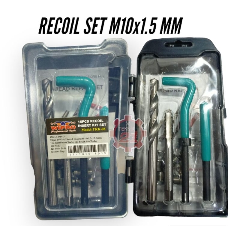 RECOIL SET M10x1.5 MM WIPRO INSERT RECOIL SET WIPRO M10x1.5