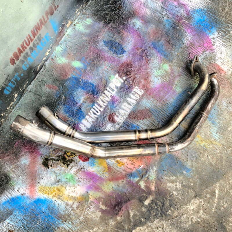 (SECOND ORIGINAL) Header Leheran Knalpot Racing SAKURA JAPAN Muffler Yamaha R15 V3V4 Jupiter Mx 135 