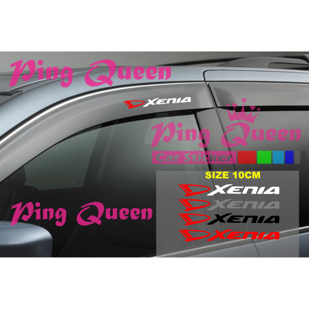 STICKER WIPER TALANG AIR MOBIL XENIA STICKER WIPER TALANG AIR MOBIL DAIHATSU XENIA
