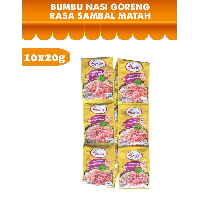 

SASA Bumbu Nasi Goreng Sambal Matah Renceng [10 x 20 gr]
